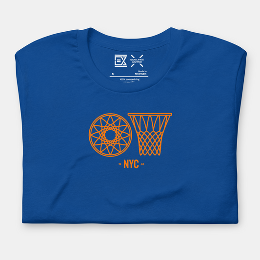 NYC NBA Fan T-Shirt: Rims Graphic