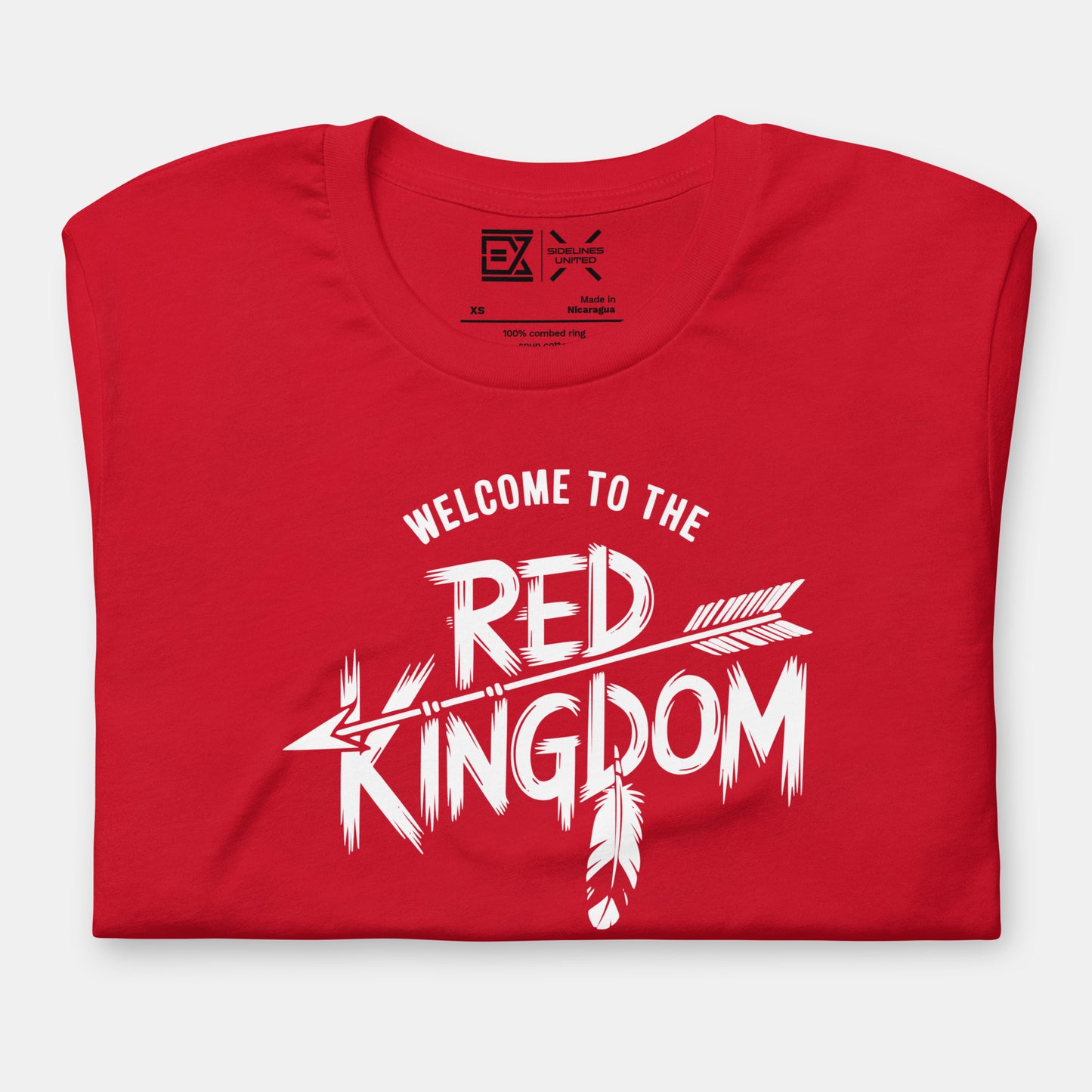 Kansas City NFL Fan T-Shirt: Red Kingdom 2 Graphic