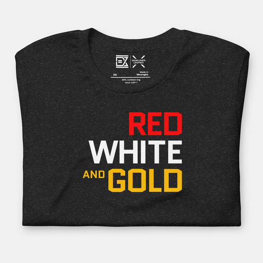 Kansas City NFL Fan T-Shirt: Red White & Gold 2 Graphic