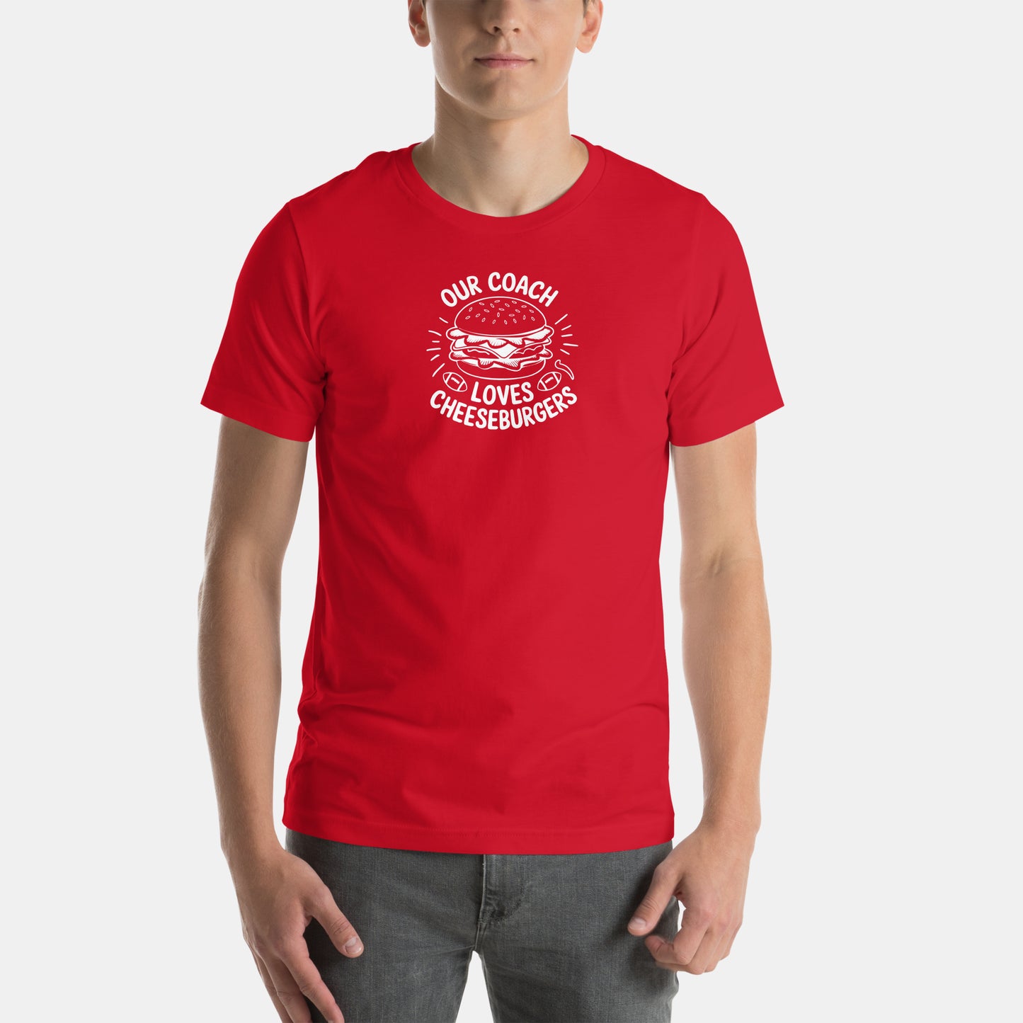 Kansas City NFL Fan T-Shirt: Cheeseburger Love 2 Graphic