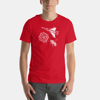 Kansas City NFL Fan T-Shirt: Jet Chip Wasp Graphic