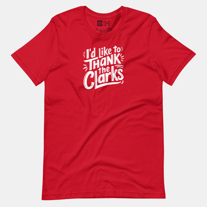 Kansas City NFL Fan T-Shirt: Thank the Clarks Graphic