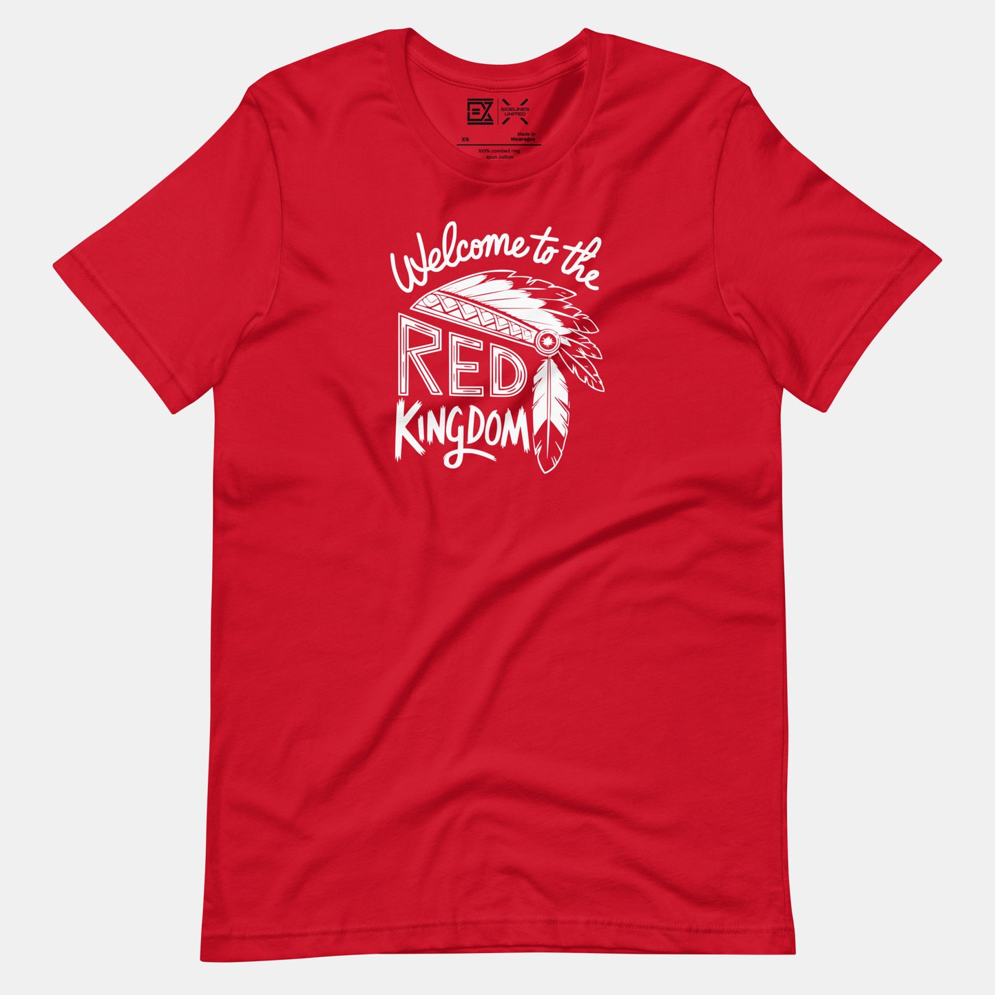 Kansas City NFL Fan T-Shirt: Red Kingdom 1 Graphic