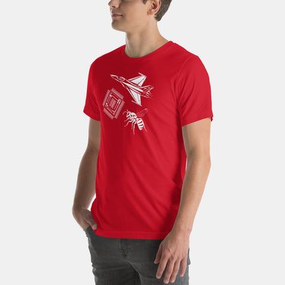 Kansas City NFL Fan T-Shirt: Jet Chip Wasp Graphic