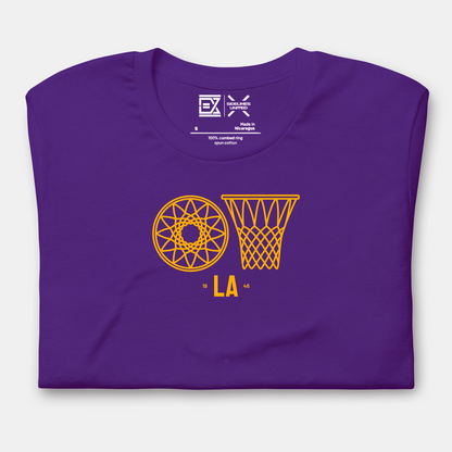 LA NBA Fan T-Shirt: Rims Graphic