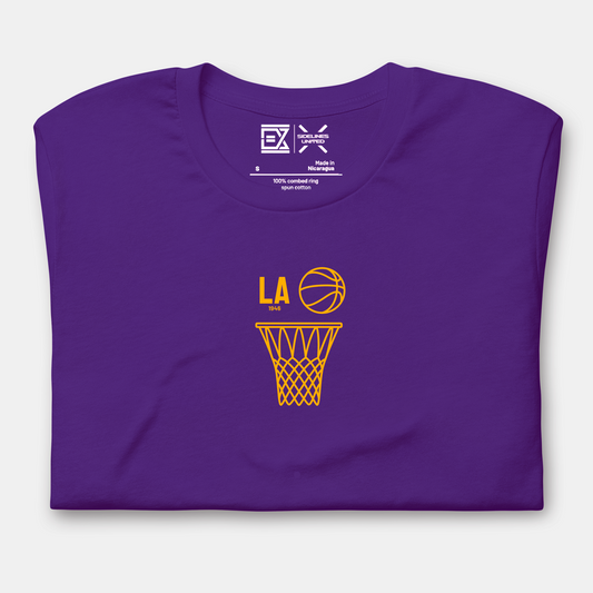 LA NBA Fan T-Shirt: Layup Graphic