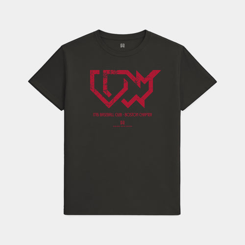 BOS 1776 Baseball Club Black Tee