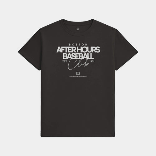 BOS After Hours Baseball Black Tee