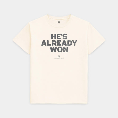 BOS Already Won Vintage White Tee