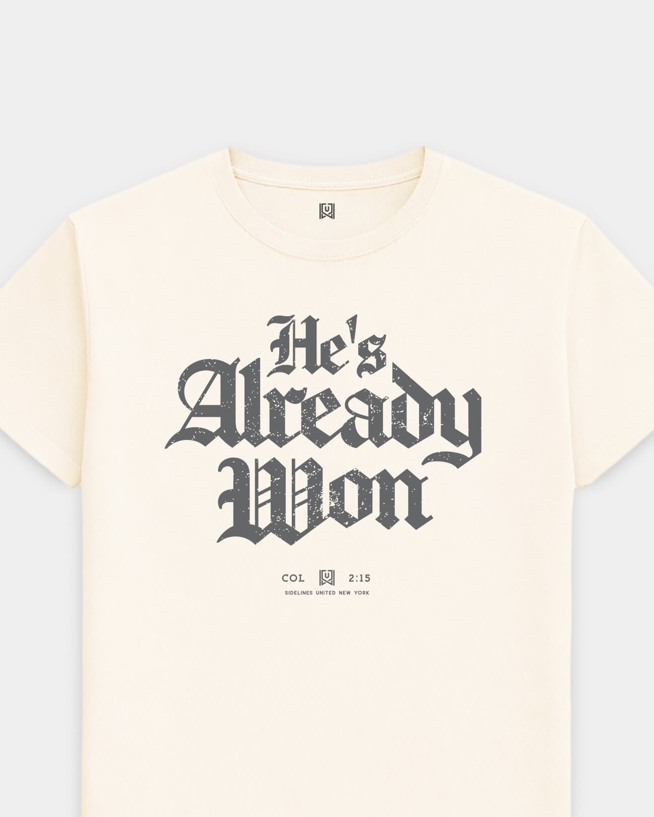 NY Already Won Tee - Vintage White - Flatlay
