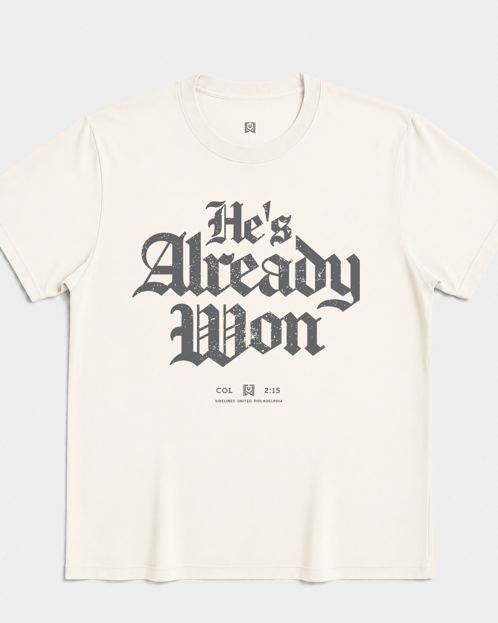 Philly Already Won Tee - Vintage White - Flatlay