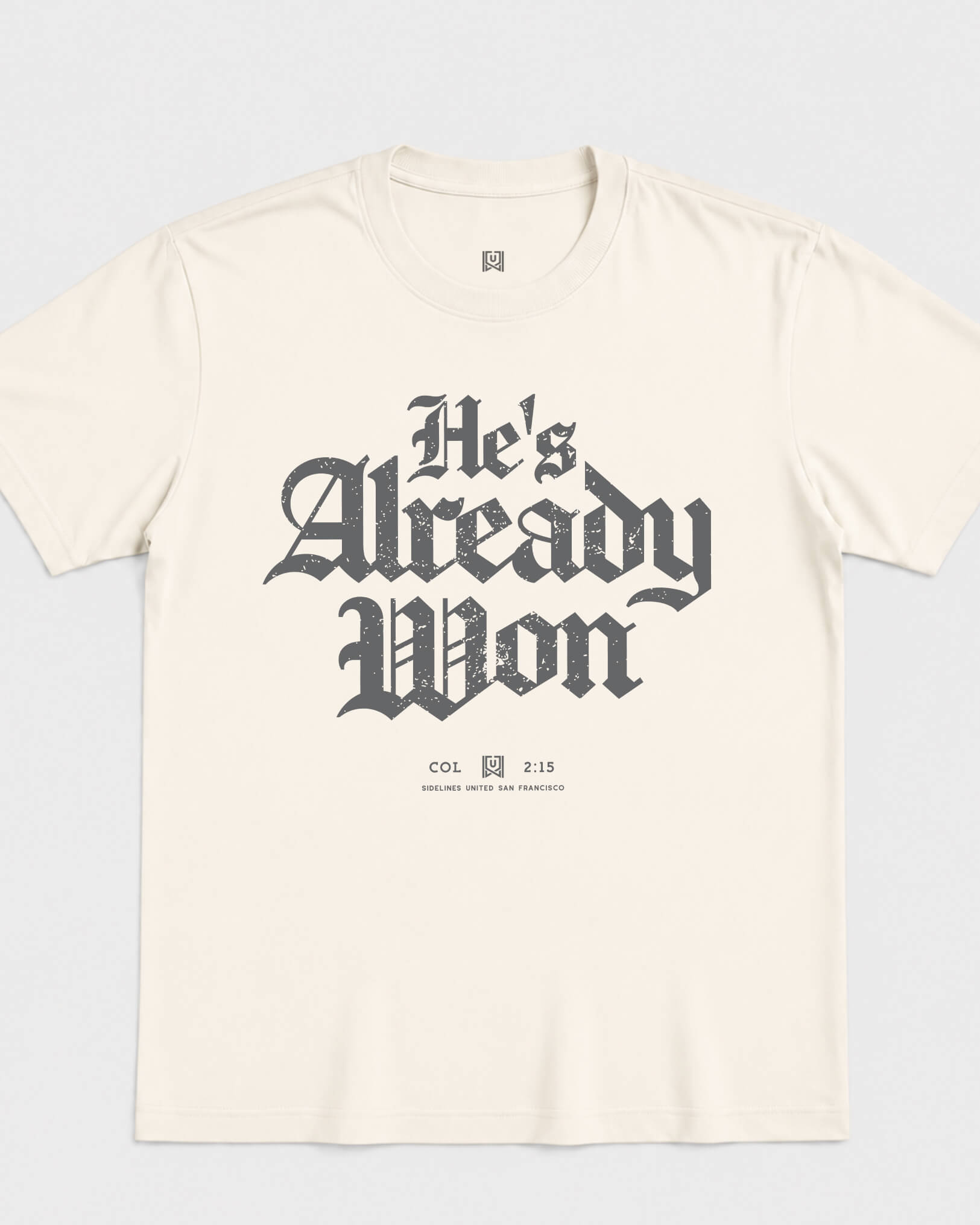 SF Already Won Tee - Vintage White - Flatlay
