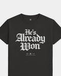 SF Already Won Tee - Washed Black / White - Flatlay
