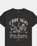 CHI Ankle Breakers Tee - Washed Black / White - Flatlay
