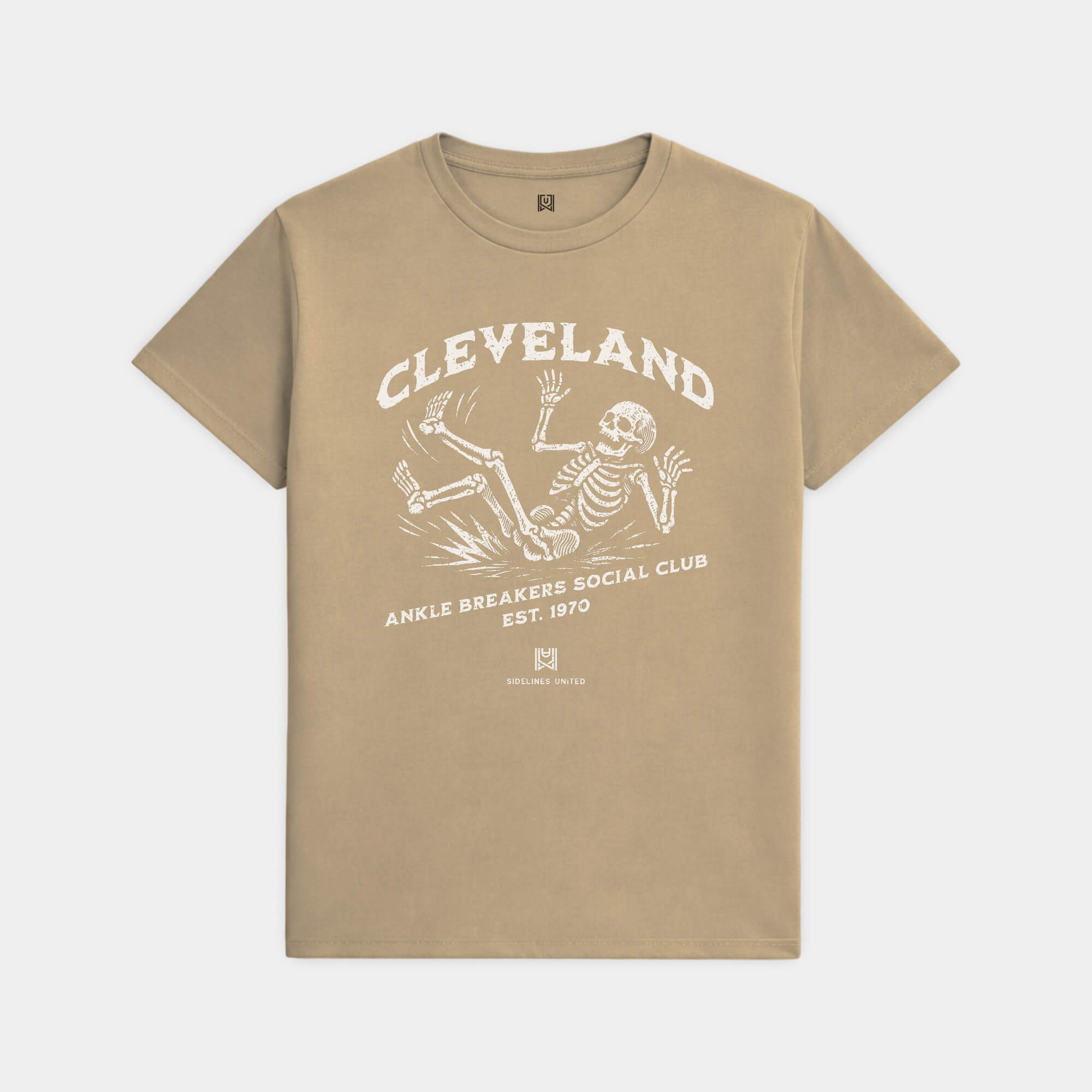 CLE Ankle Breakers Khaki Tee