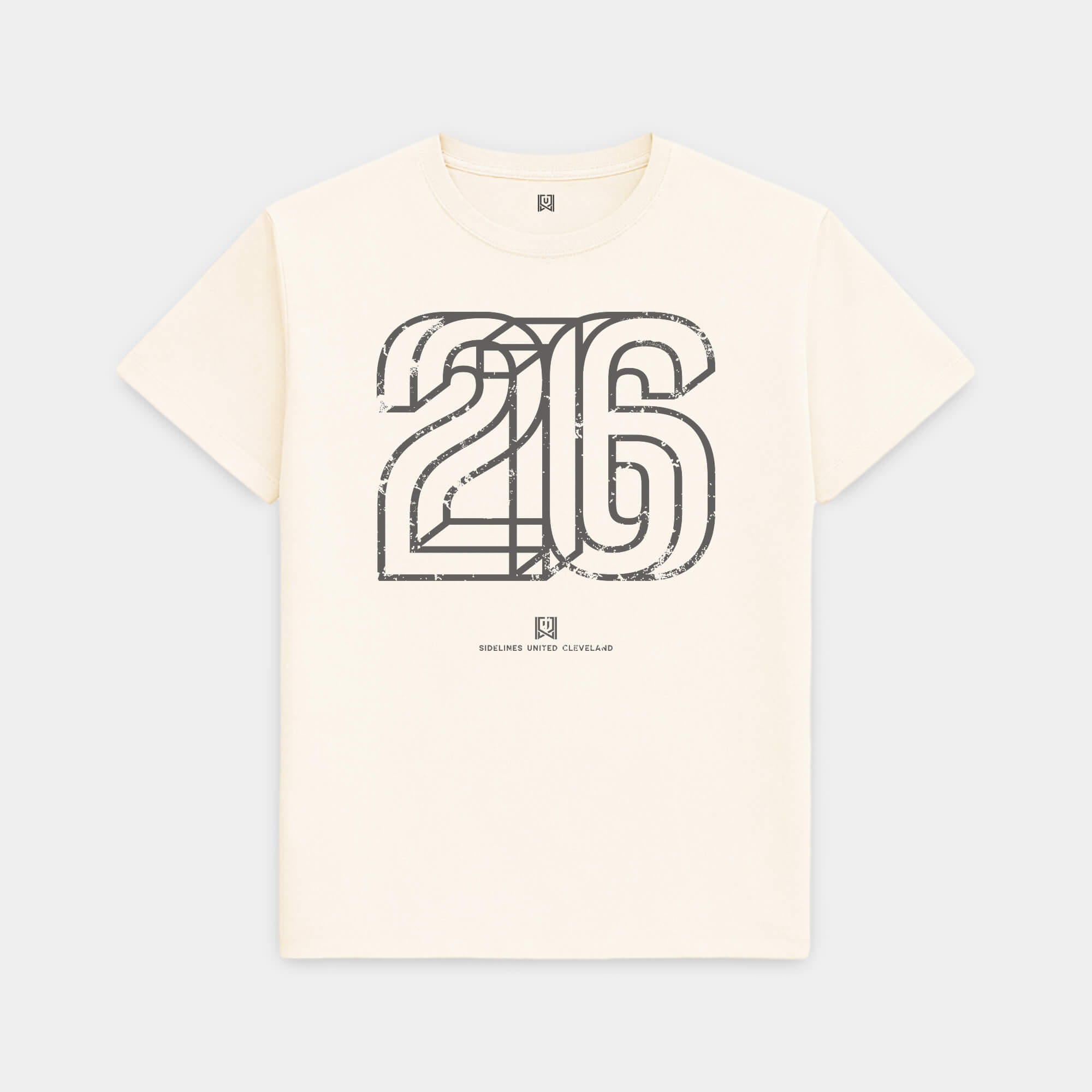 CLE Area Vintage White Tee