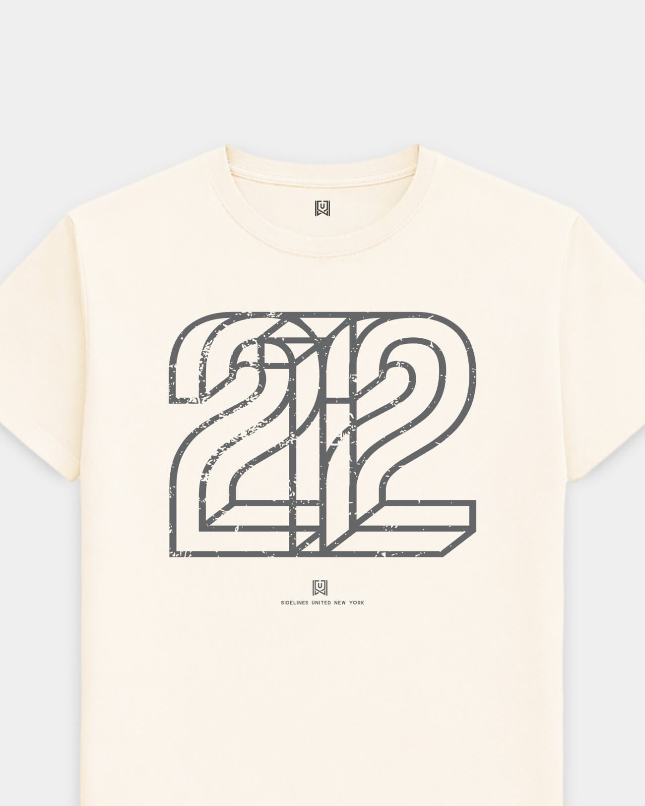 NY Area Tee - Vintage White - Flatlay