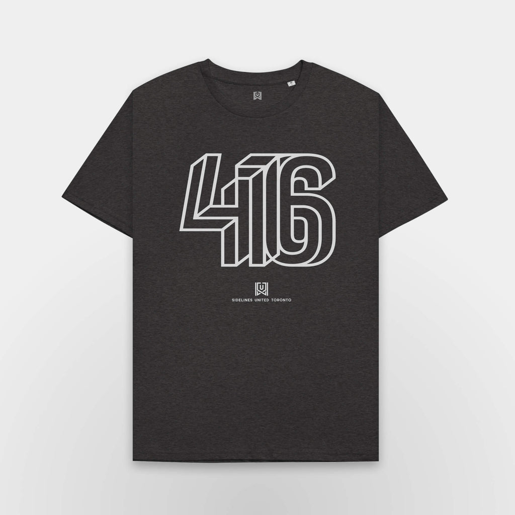 Toronto Area Code Dark Heather Tee