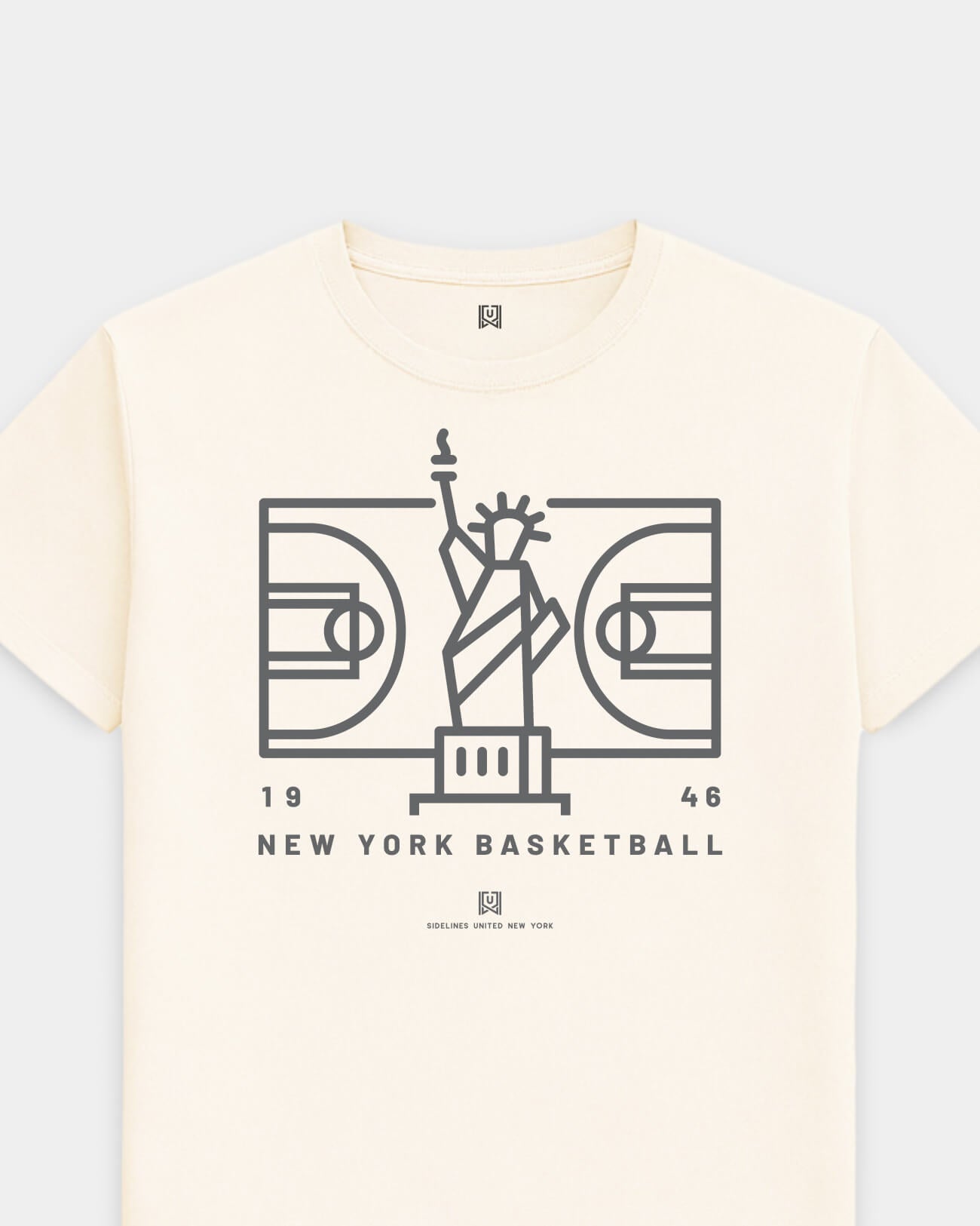 NY Ballin Tee - Vintage White - Flatlay