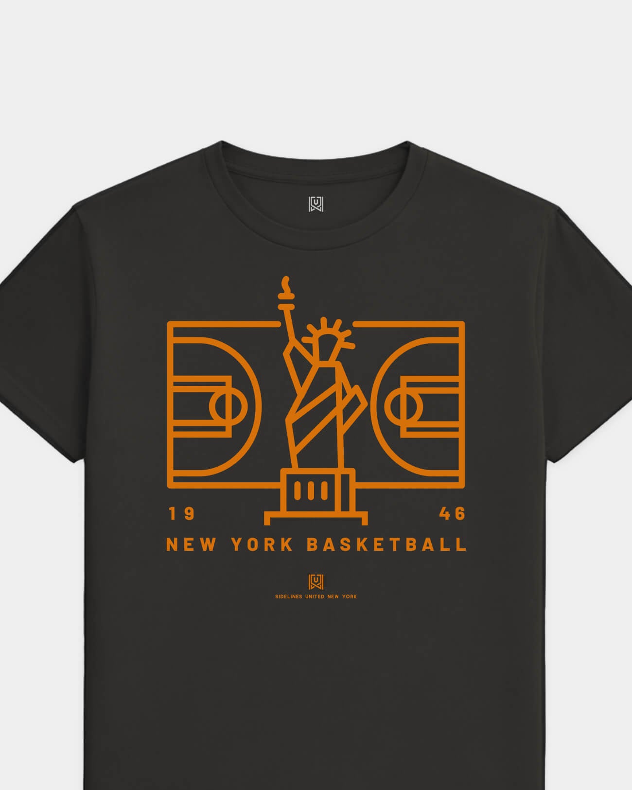 Ballin NBA New York Team On Washed Black flatlay