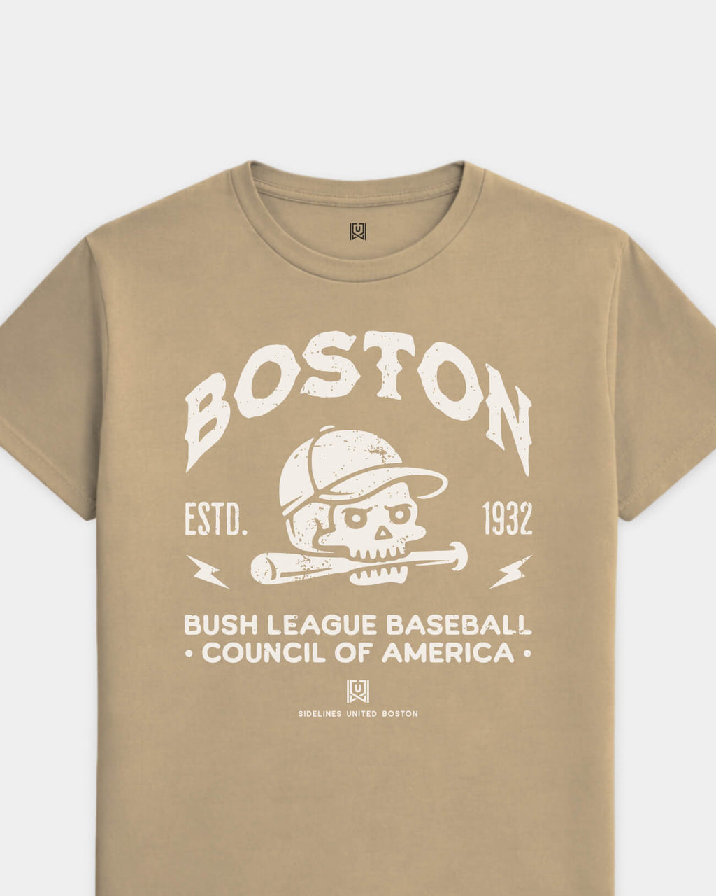 mockup-flatlay_T_Bush-League-BSBL---MLB_Boston_MA_All-Teams_Light-On-Khaki_rel-20260602_id-CP11EPZ.jpg