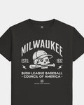 mockup-flatlay_T_Bush-League-BSBL---MLB_Milwaukee_WI_All-Teams_Light-On-Washed-Black_rel-20260602_id-OQX4ERA.jpg