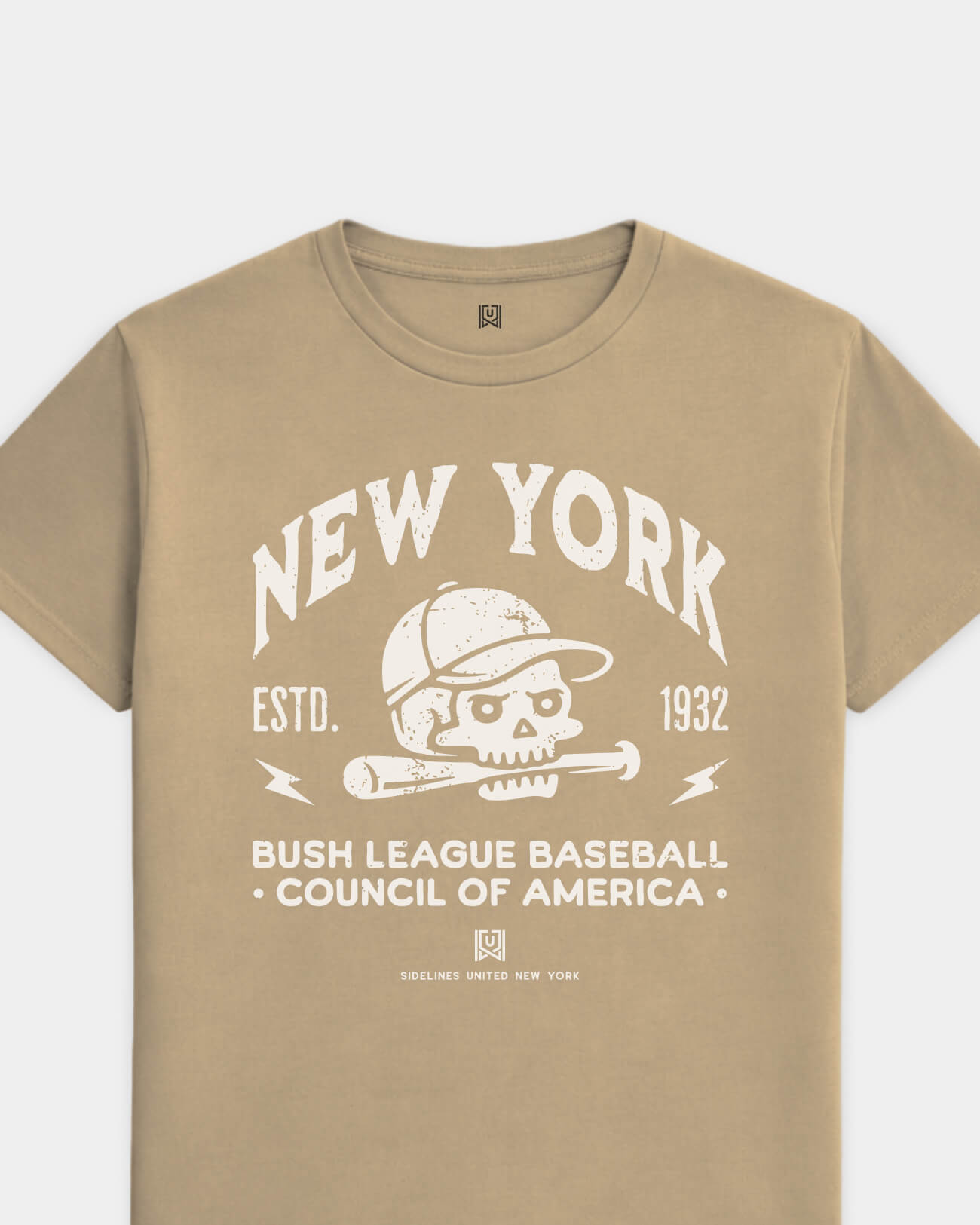 mockup-flatlay_T_Bush-League-BSBL---MLB_New-York_NY_All-Teams_Light-On-Khaki_rel-20260602_id-JU3K5ID.jpg