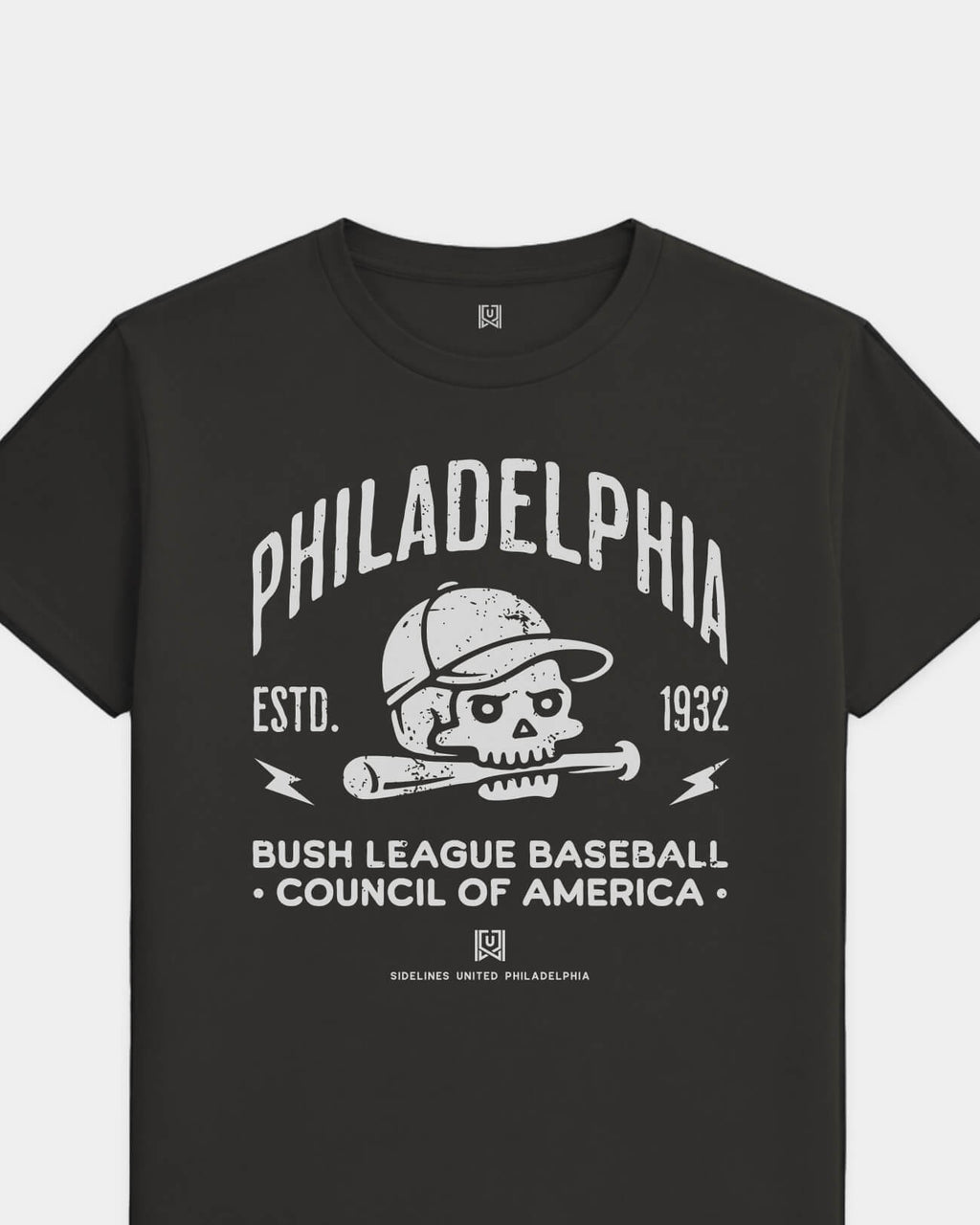 mockup-flatlay_T_Bush-League-BSBL---MLB_Philadelphia_PA_All-Teams_Light-On-Washed-Black_rel-20260602_id-5W7HONE.jpg