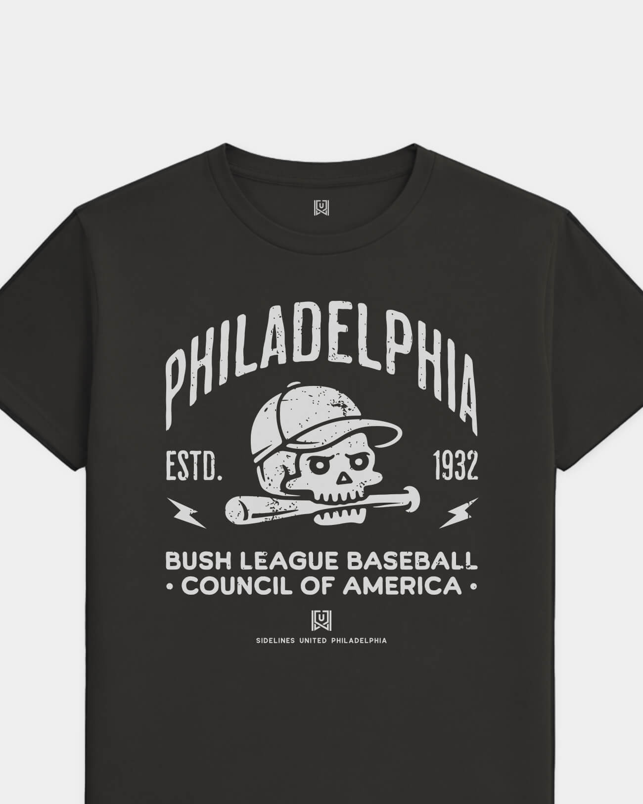 mockup-flatlay_T_Bush-League-BSBL---MLB_Philadelphia_PA_All-Teams_Light-On-Washed-Black_rel-20260602_id-5W7HONE.jpg