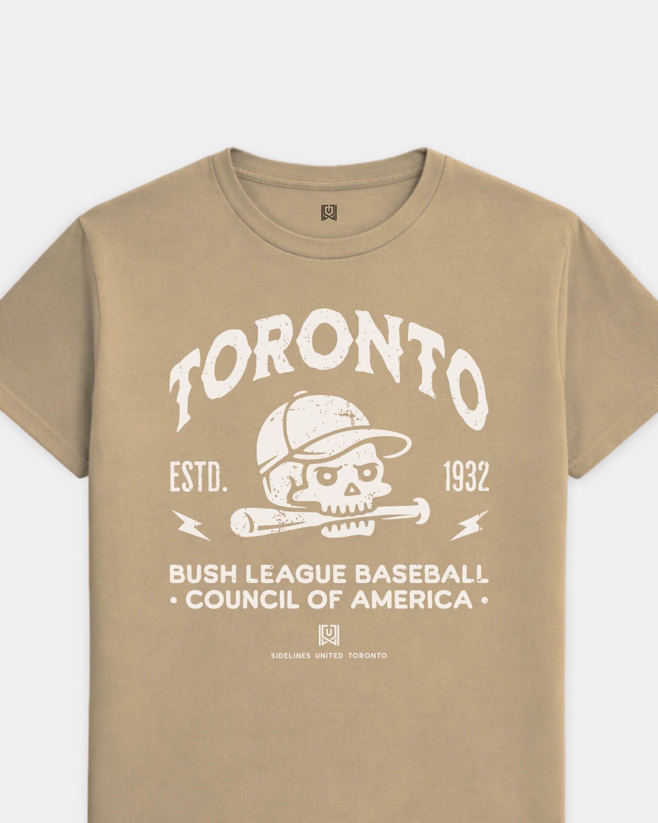 mockup-flatlay_T_Bush-League-BSBL---MLB_Toronto_CAN_All-Teams_Light-On-Khaki_rel-20260602_id-FXVQ3AJ.jpg