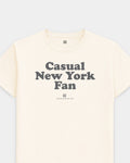 NY Casual Fan Tee - Vintage White - Flatlay