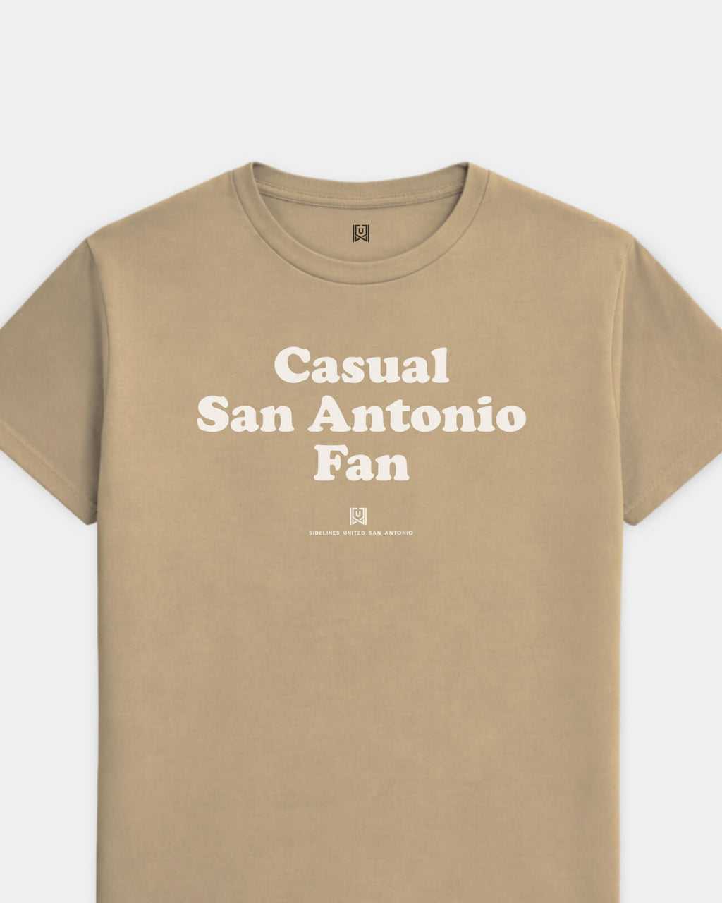 mockup-flatlay_T_Casual-Fan---All-Sports_San-Antonio_TX_All-Teams_Light-On-Khaki_rel-20260602_id-H596OD8.jpg