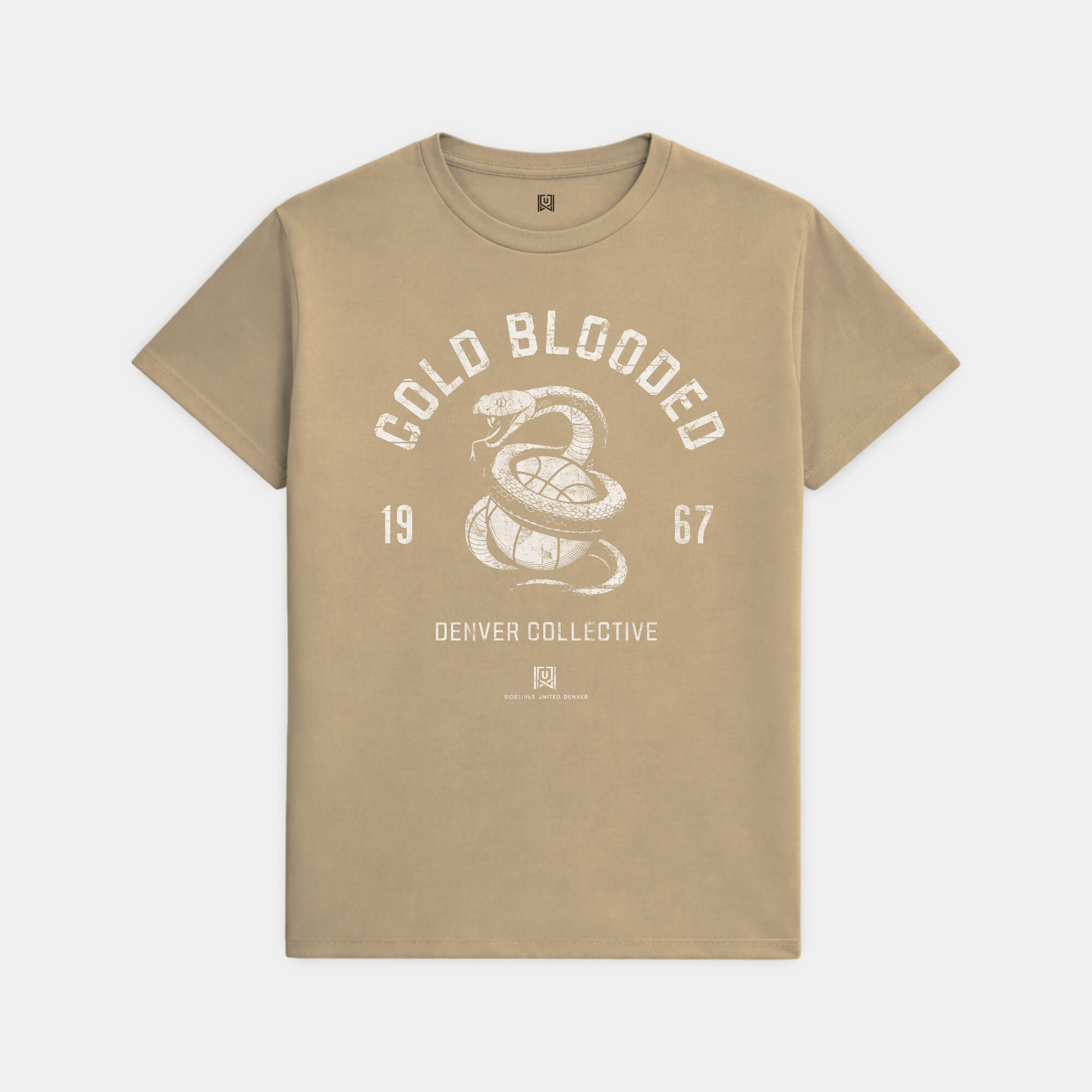 DEN Cold Blooded Khaki Tee