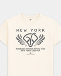 NY Doubles & Dingers Tee - Vintage White - Flatlay