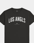 LA Foundations Tee - Washed Black / White - Flatlay