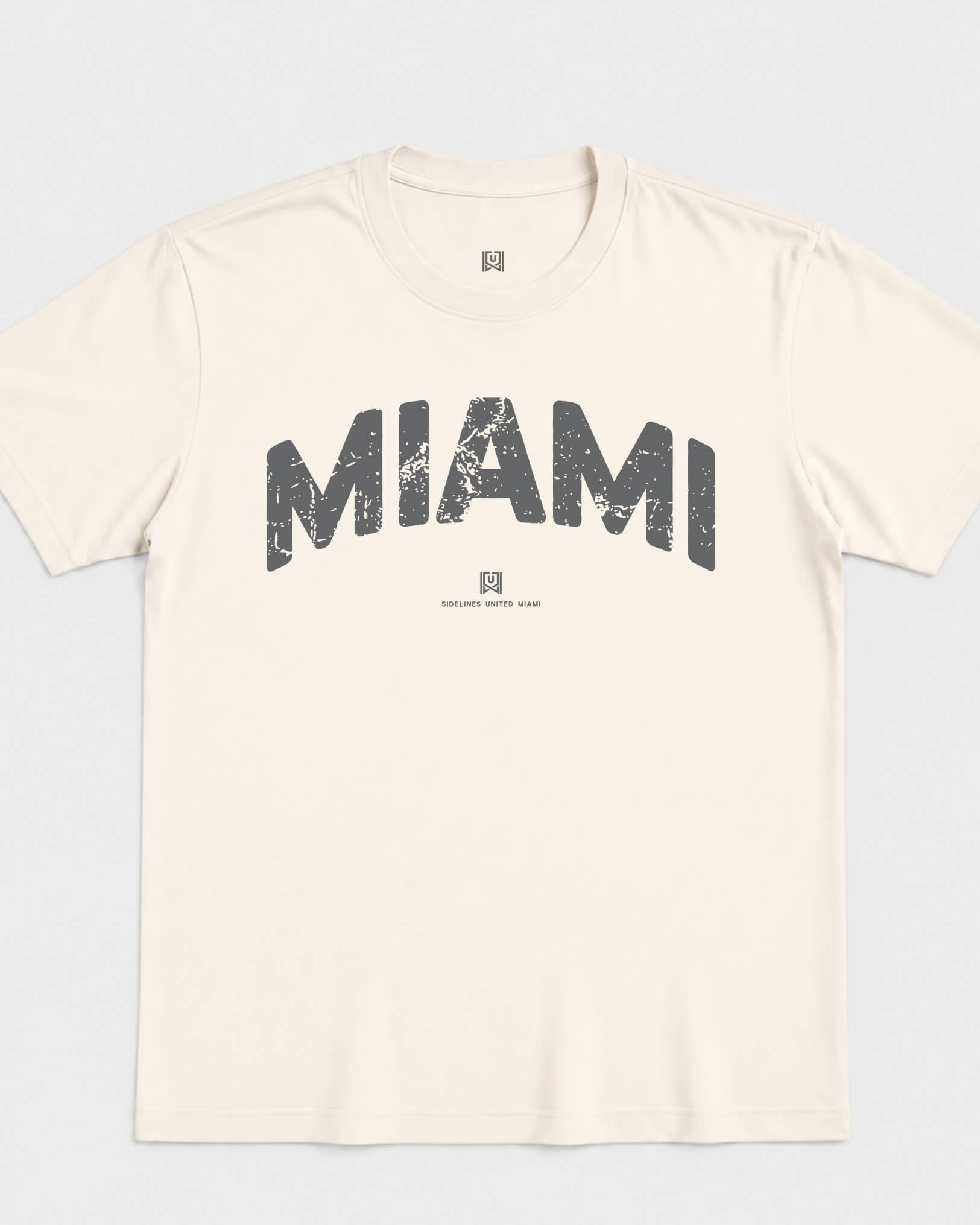 MIA Foundations Tee - Vintage White - Flatlay