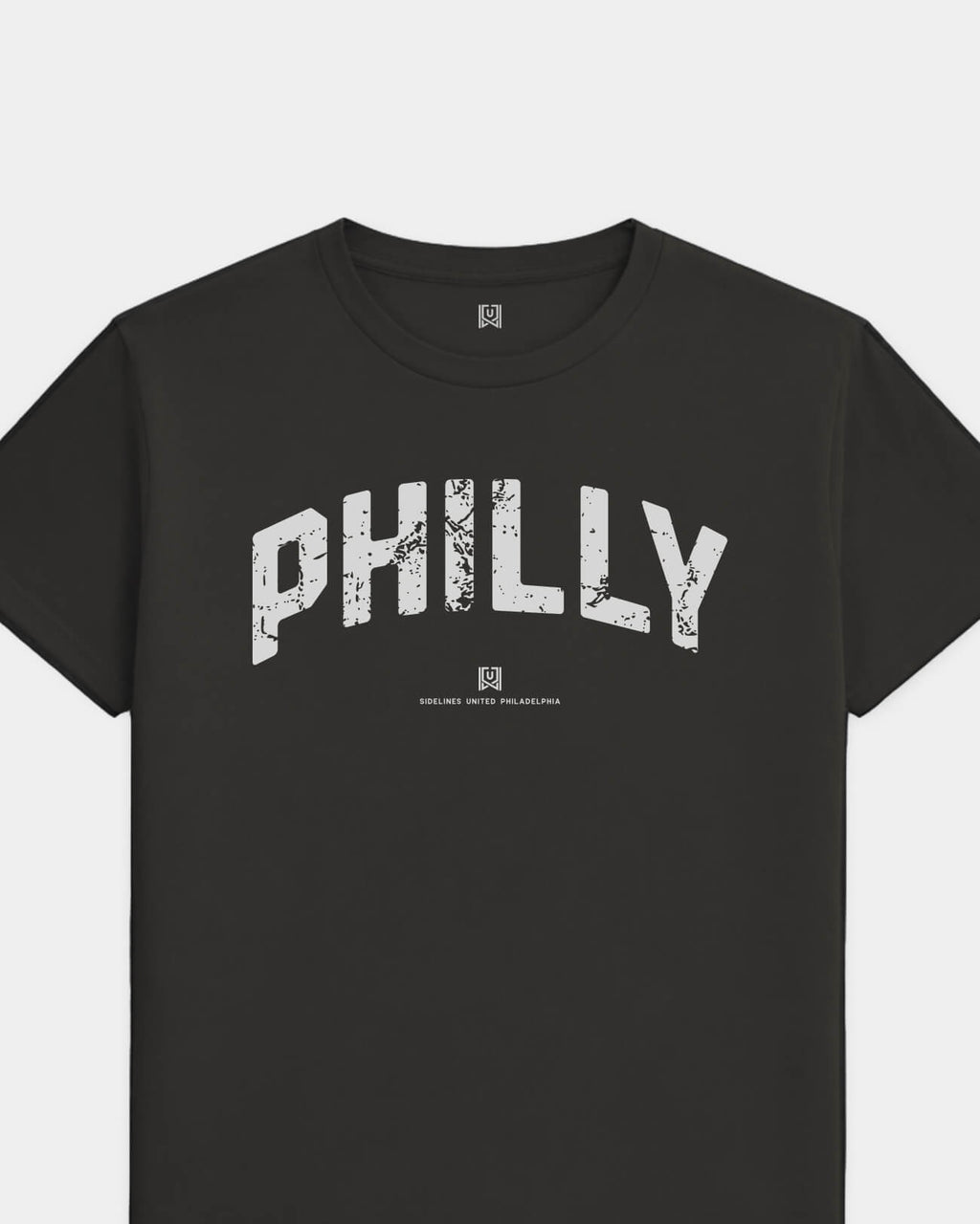 Philly Foundations Tee - Washed Black / White - Flatlay