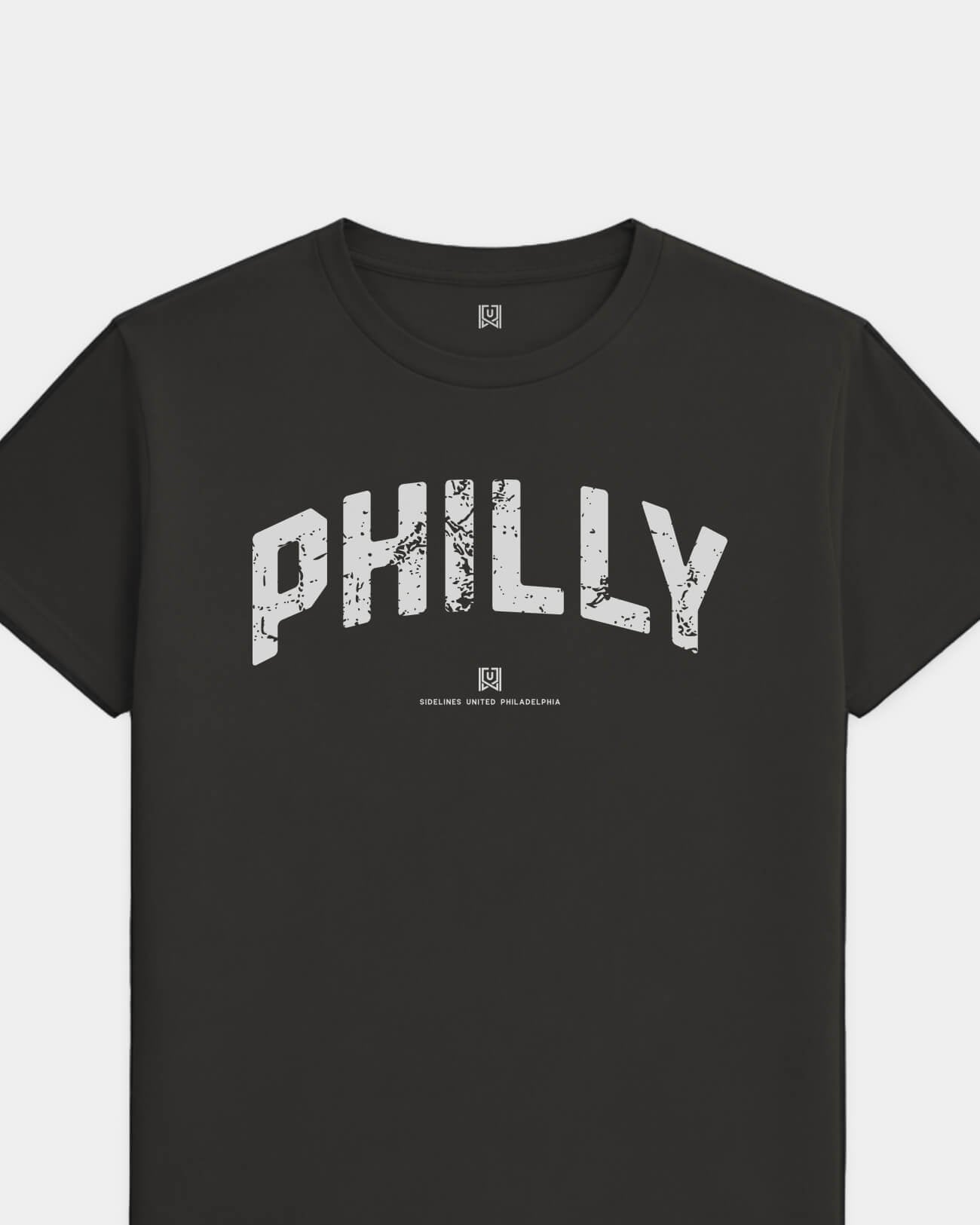 Philly Foundations Tee - Washed Black / White - Flatlay