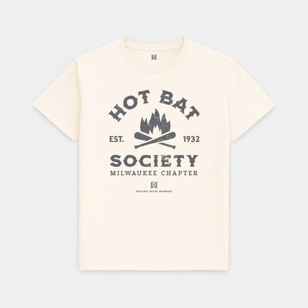 MKE Hot Bat Vintage White Tee