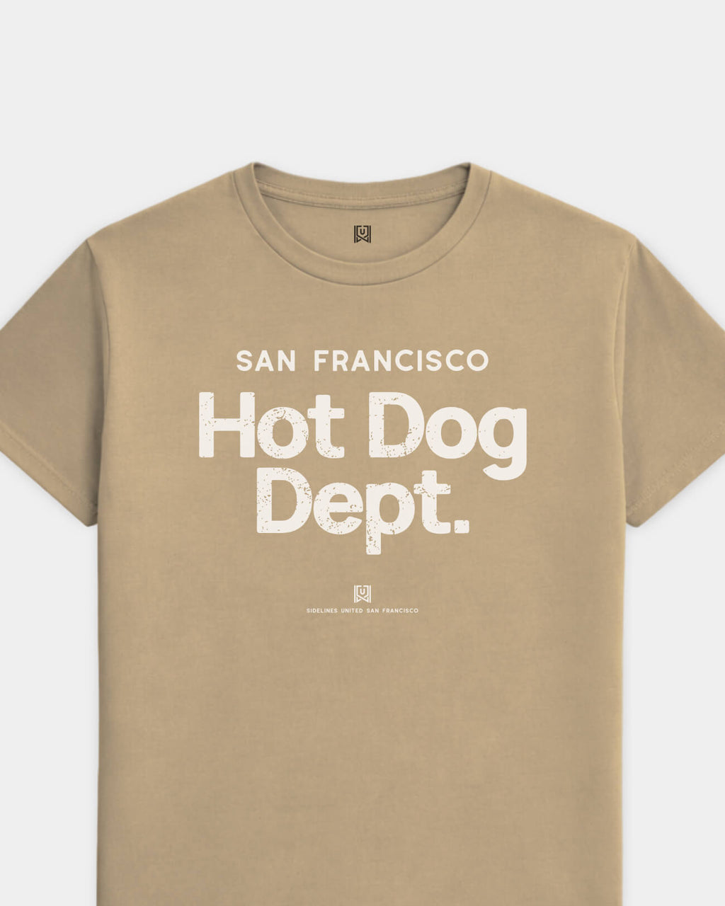 mockup-flatlay_T_Hot-Dog-Dept---All-Sports_San-Francisco_CA_All-Teams_Light-On-Khaki_rel-20260602_id-BSPMELA.jpg