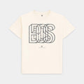 BOS Interlock Vintage White Tee