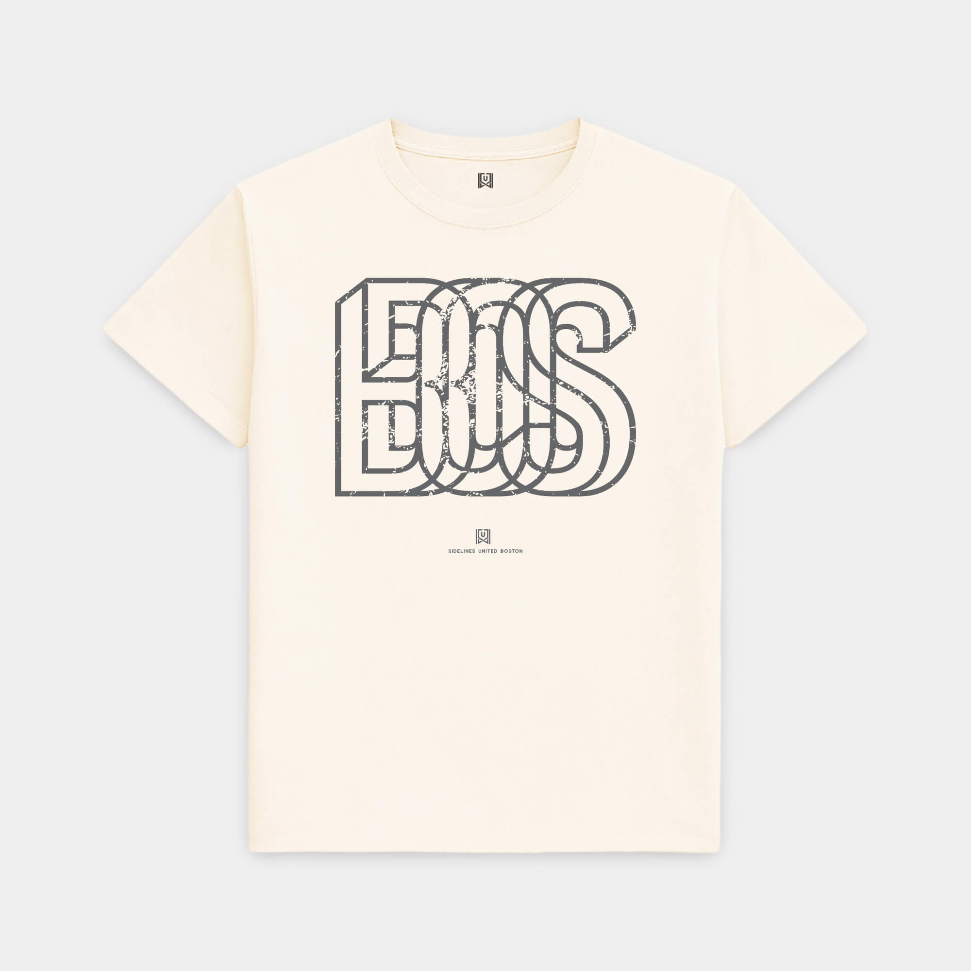 BOS Interlock Vintage White Tee