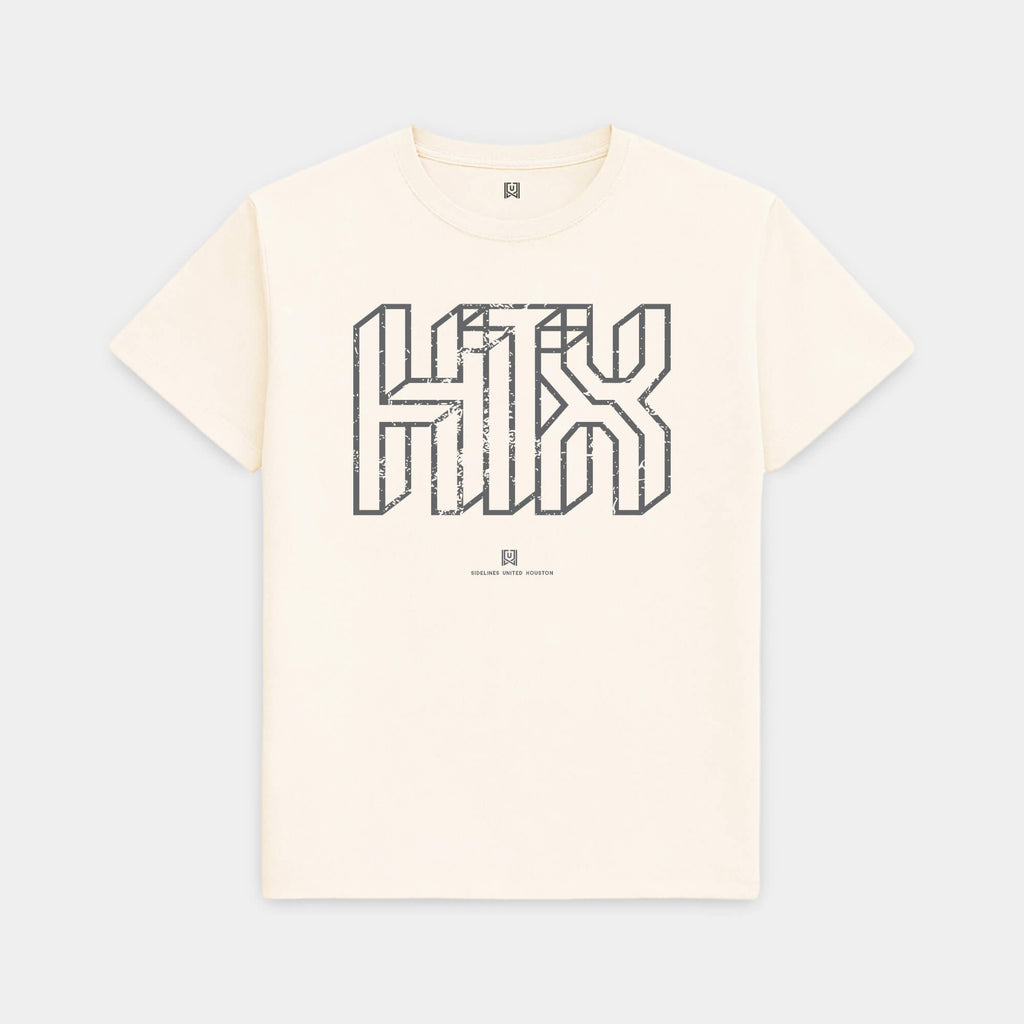 HOU Interlock Vintage White Tee