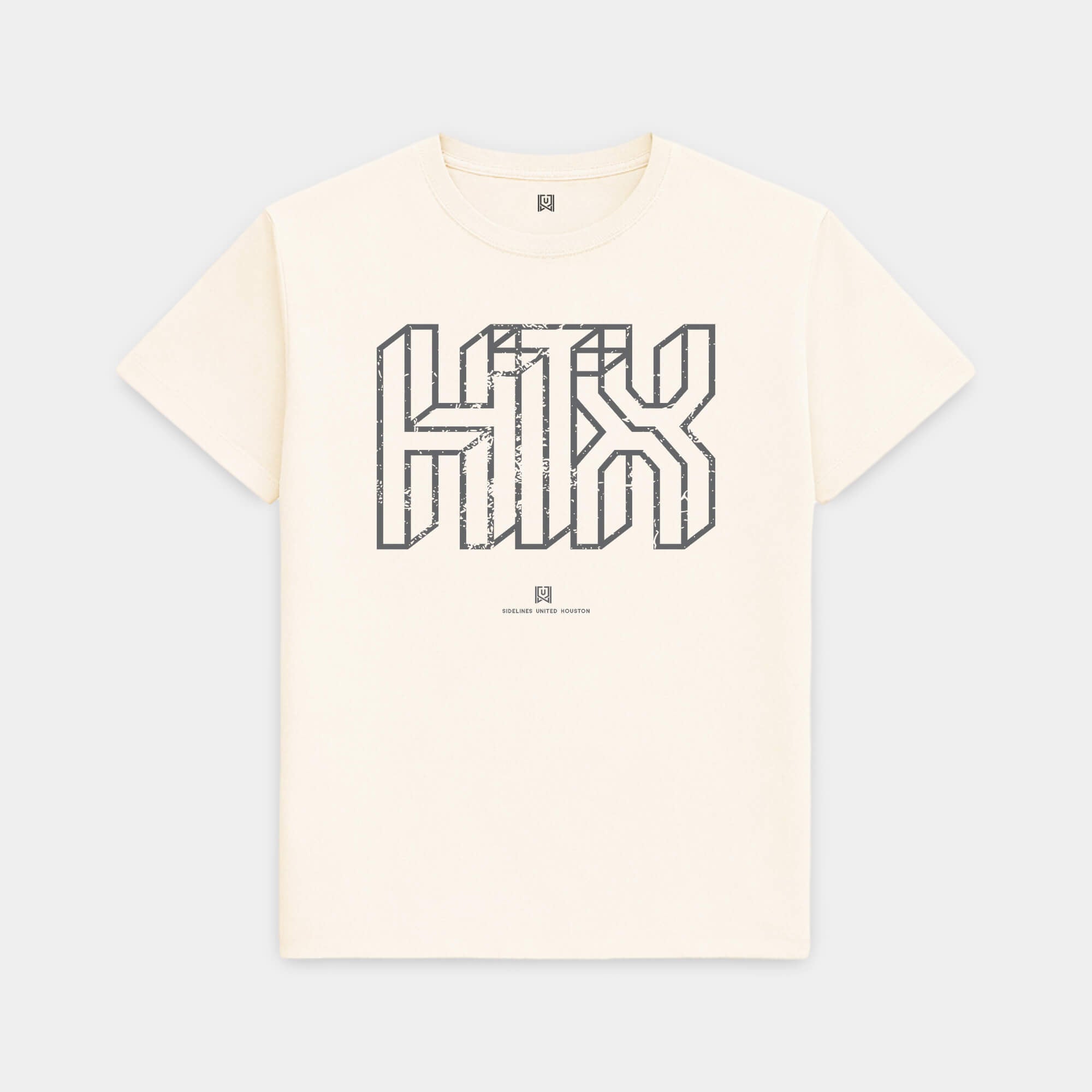 HOU Interlock Vintage White Tee