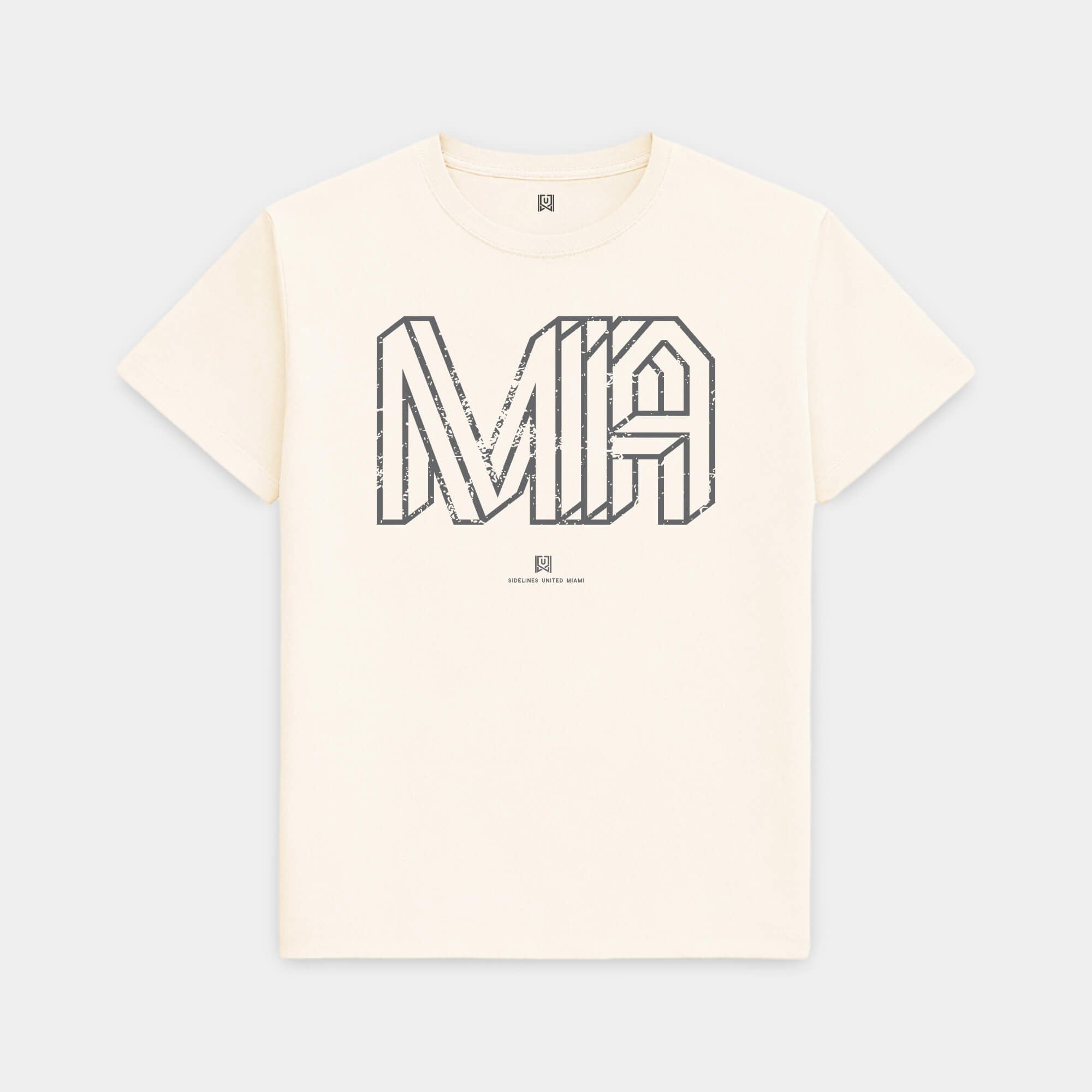 MIA Interlock Vintage White Tee