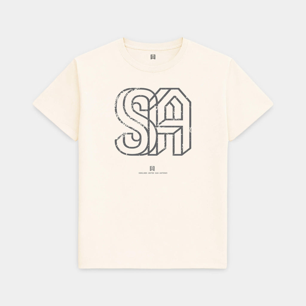 SATX Interlock Vintage White Tee