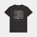 SATX Interlock Black Tee