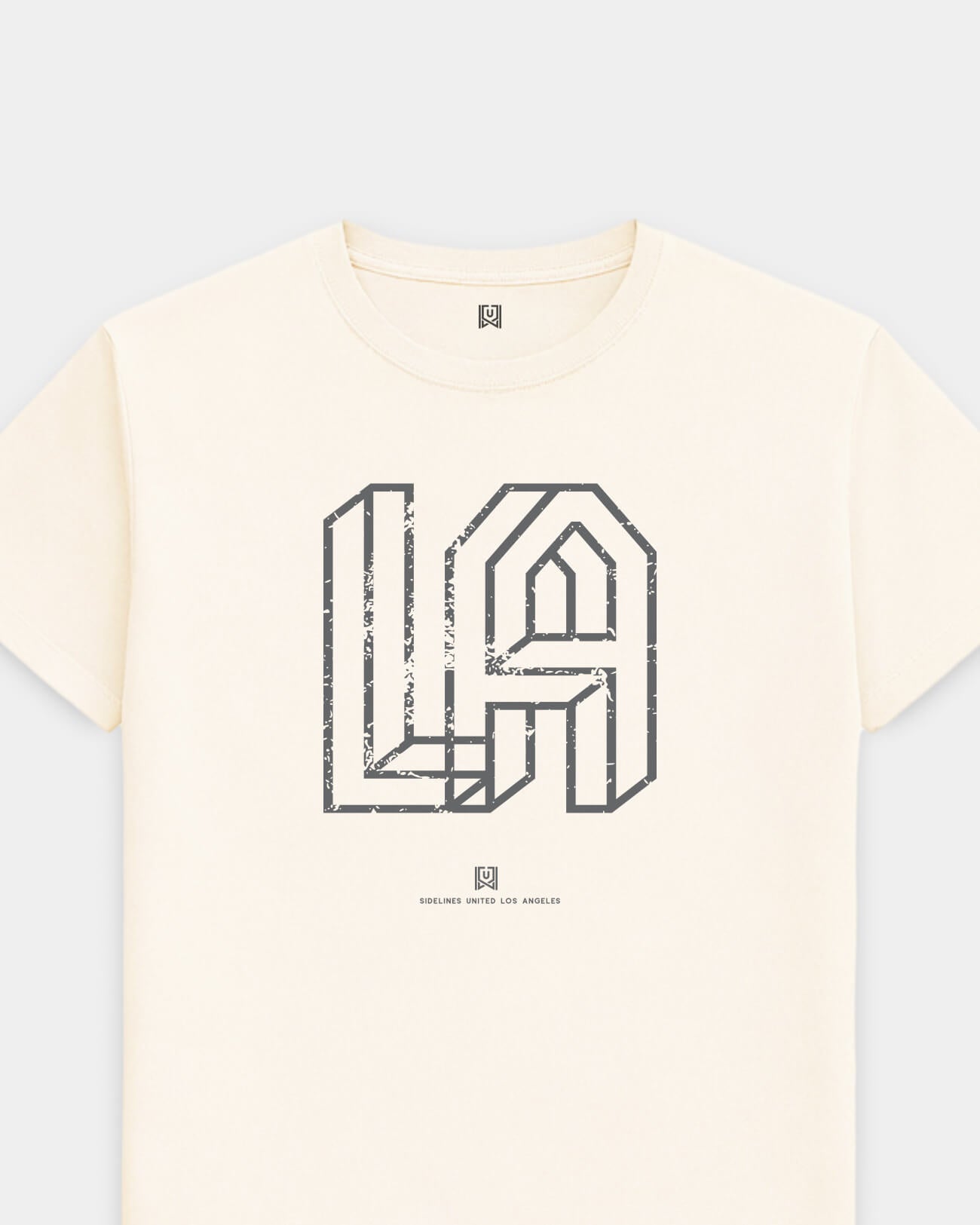 LA Intersect Tee - Vintage White - Flatlay