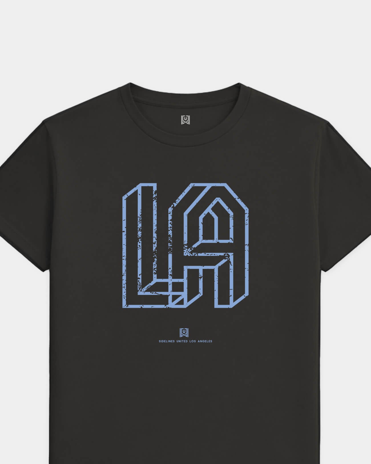 LA Intersect Tee - Washed Black / Blue - Flatlay