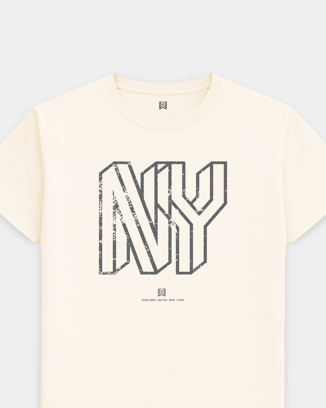 NY Intersect Tee - Vintage White - Flatlay